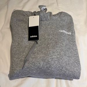 Gray adidas pullover hoodie